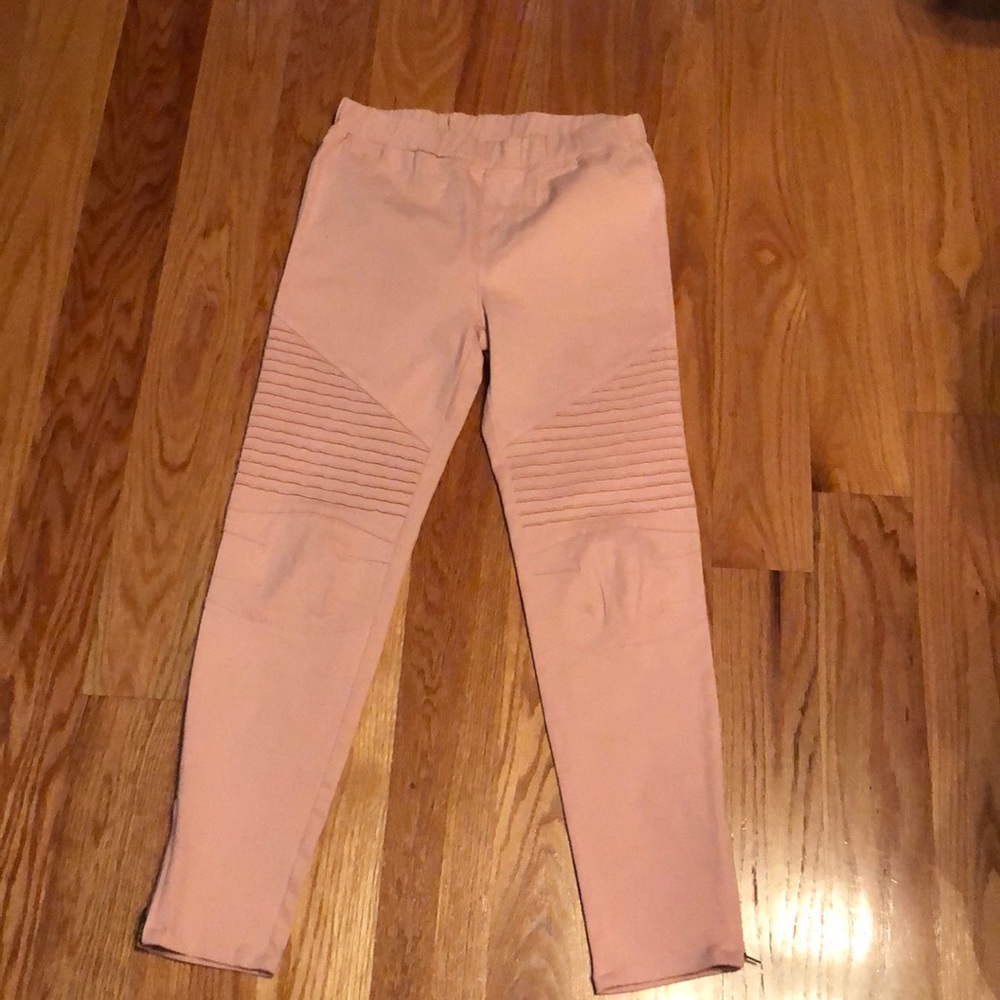 Leggings Moto leggings light pink size L 10/12